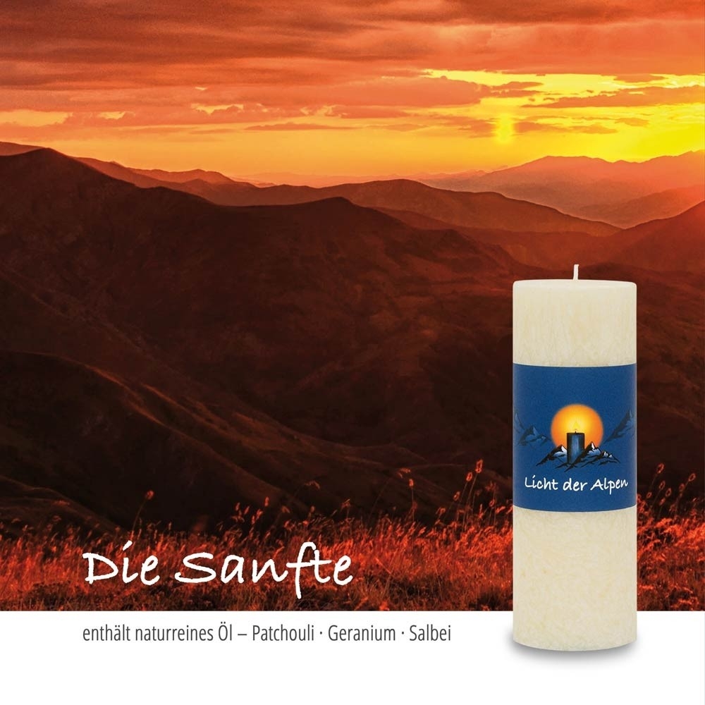 Licht der Alpen - Natur Duftkerzen 