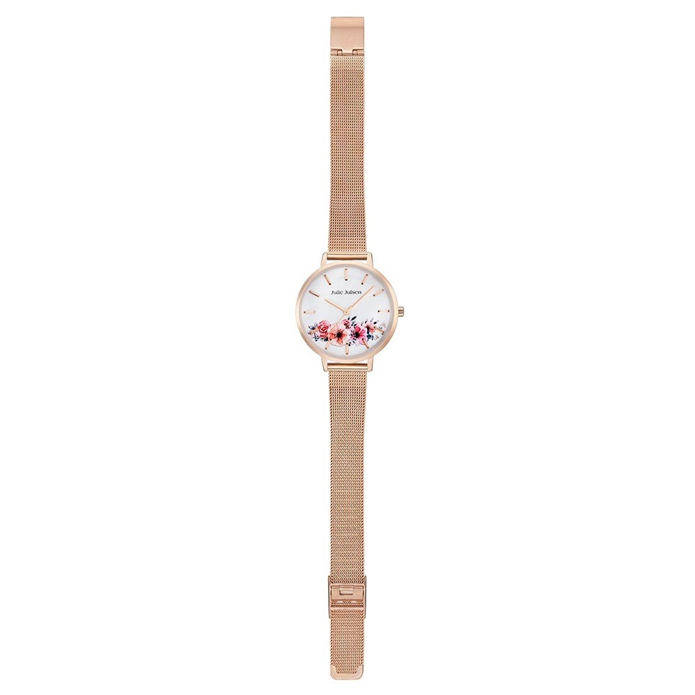 Rosé - Uhr Julie Julsen - Flower - Mesh