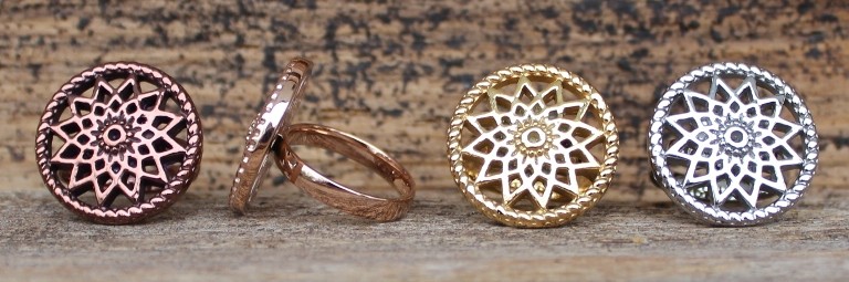 Traumfänger Schmuck - Ringe - Stern - Rosé Gold