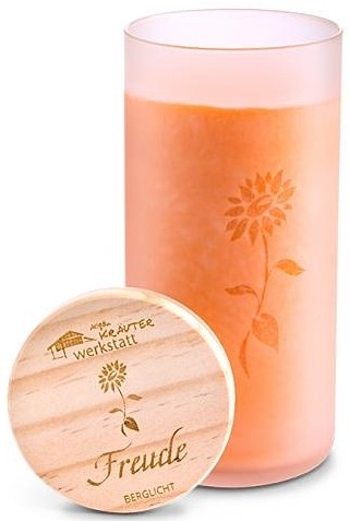 Naturkraft - Allgäuer Heilkräuterkerze - Berglicht - FREUDE