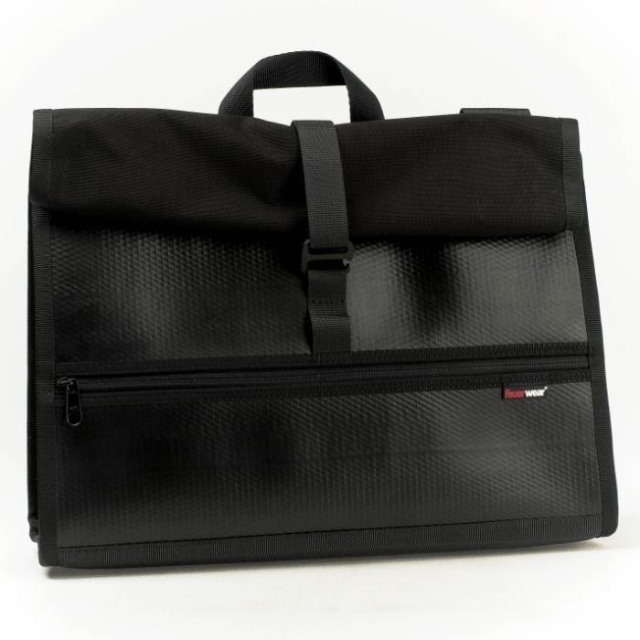 Ed - Feuerwear Rolltop Tasche - Schwarz