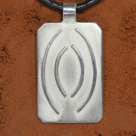 z Heilschmuck - Ingmar - Aldebaran - Handarbeit aus Tirol - 925 Silber - Symbol EMU - Innerer Frieden