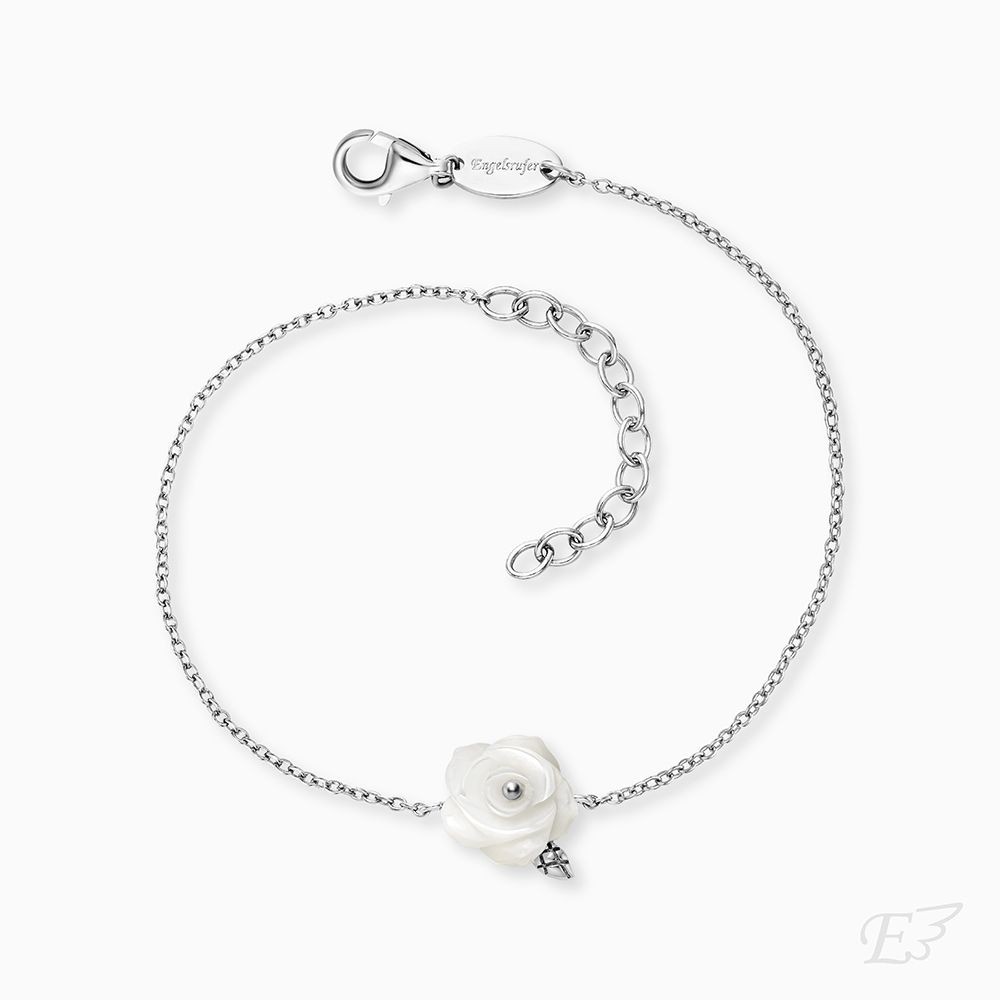 Engelsrufer - Armband mit Perlmutt Rose