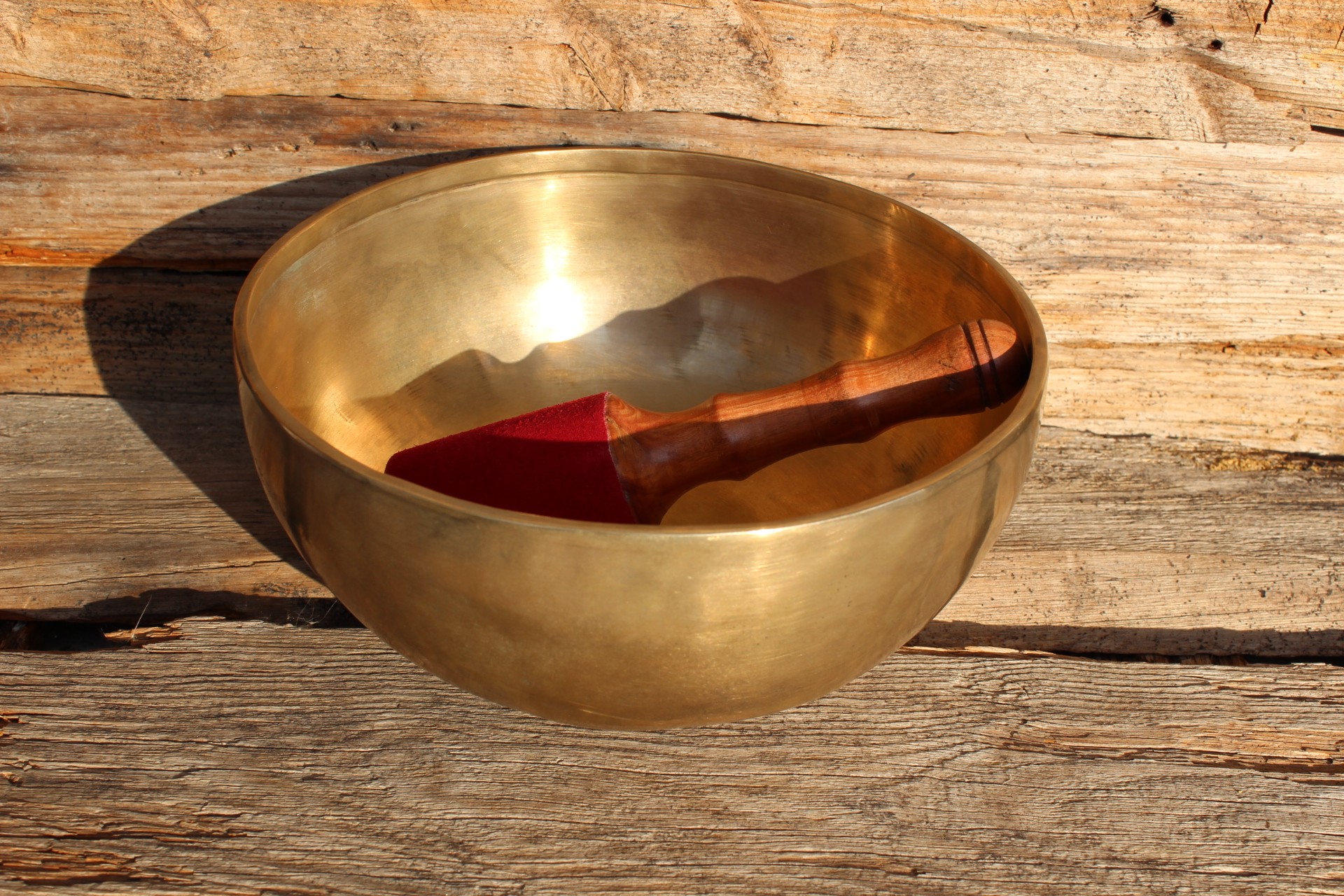 Original handgehämmerte KLANGSCHALE - Universalschale - 24cm
