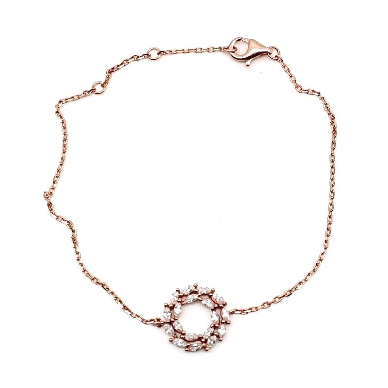 Nordahl Jewellery - Joanli Nor - Armband Rosévergoldet Kranz