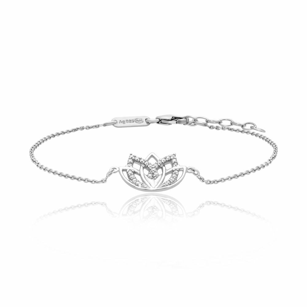 Julie Julsen - Armband - Lotus Silber