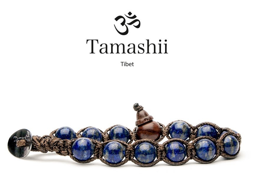 Tamashii - Gesegnetes Natursteinarmband aus Tibet - LAPISLAZULI 6mm