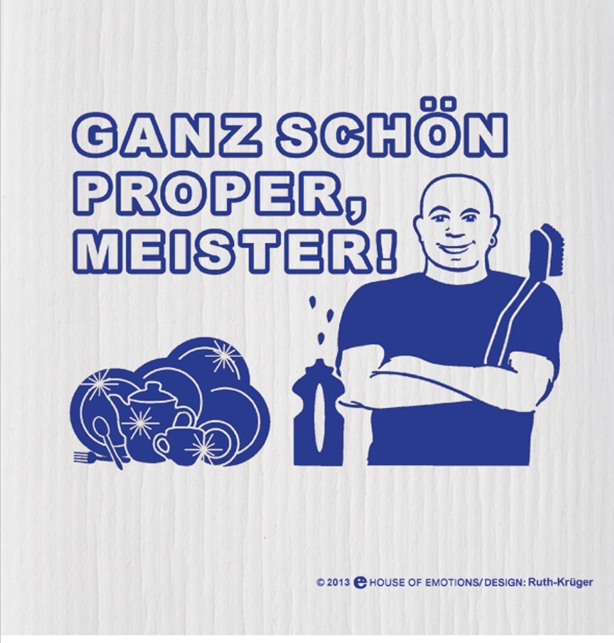 SPÜLLAPPEN - SPÜLTUCH - Ganz schön Propper Meister