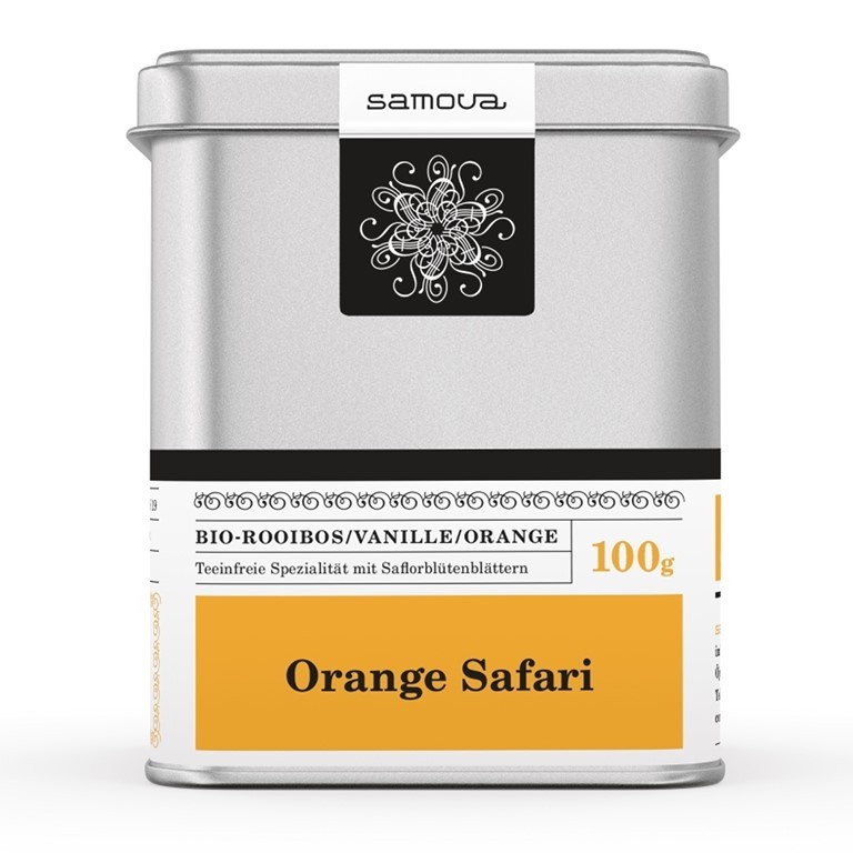 Samova Tee - ORANGE SAFARI - Bio Rooibos / Vanille / Orange
