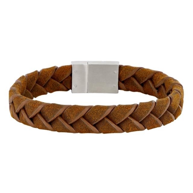 Nordahl Andersen - SON OF NOA - Herren ARMBAND - Kalbsleder Hellbraun - 21cm