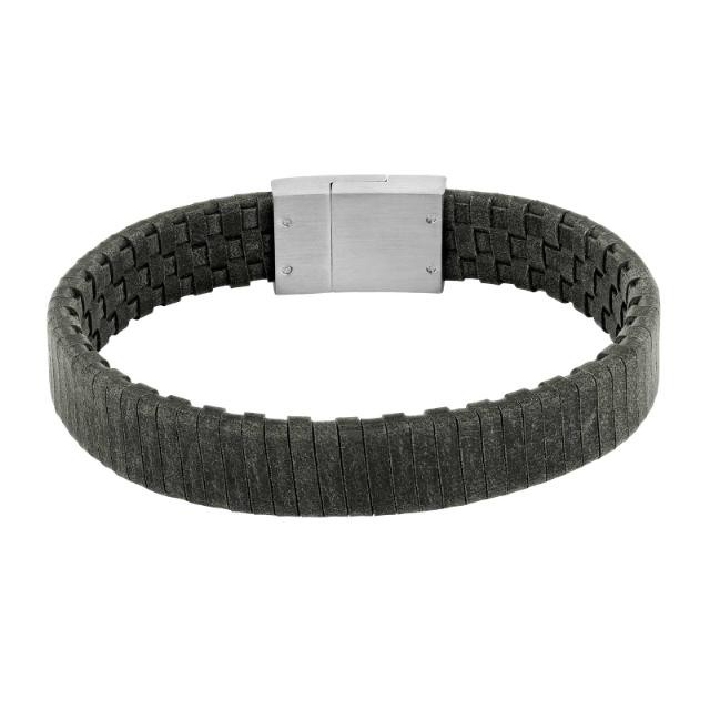 Nordahl Andersen - SON OF NOA - Herren ARMBAND - Kalbsleder Grau - 21cm