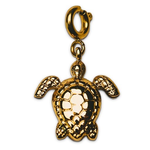 Street Glücksbringer Schmuck - Charm Gold Schildkröte