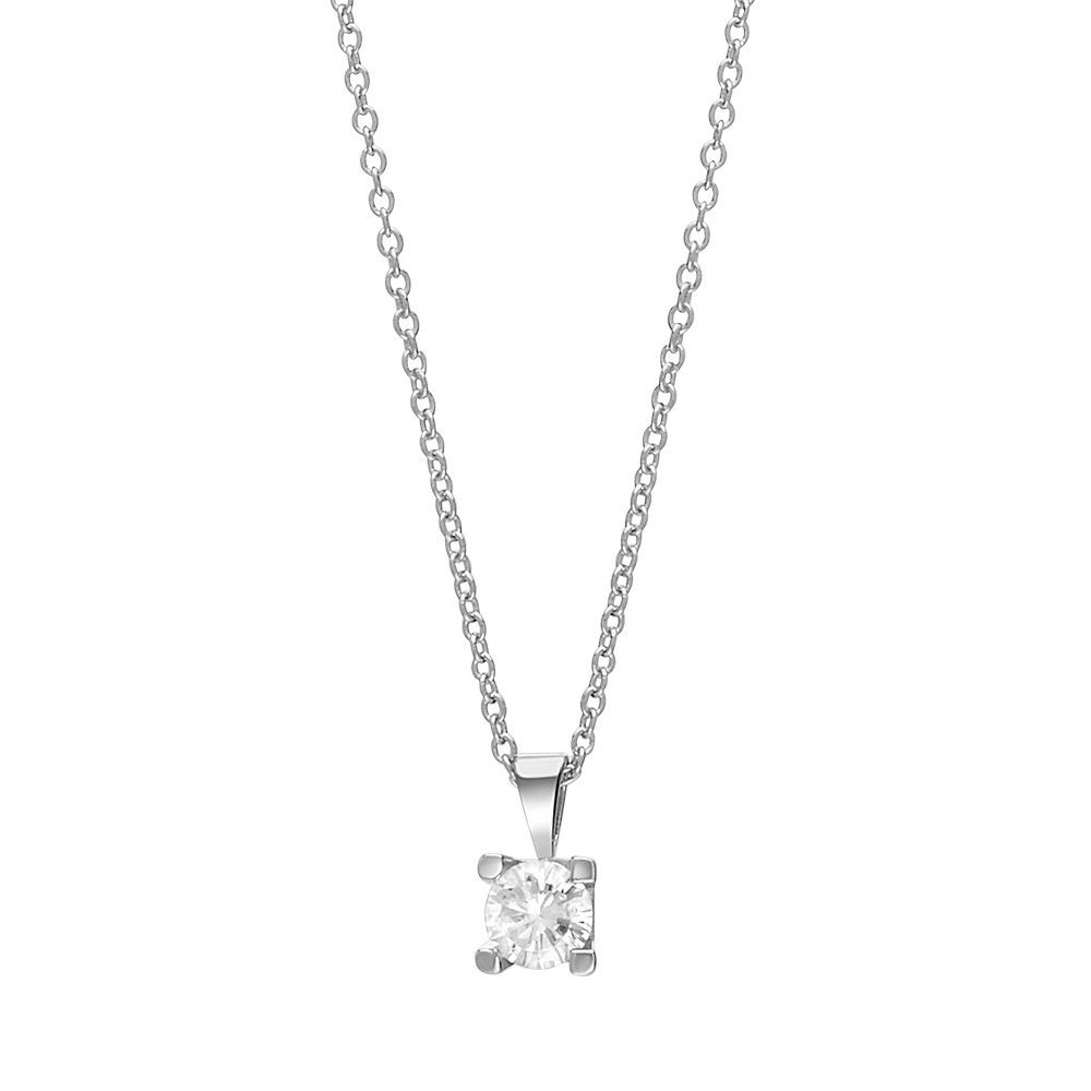 Joanli Nor - Swarovski - Schmuck - Amelianor - Halskette - Silber / Zirkonia - 5mm