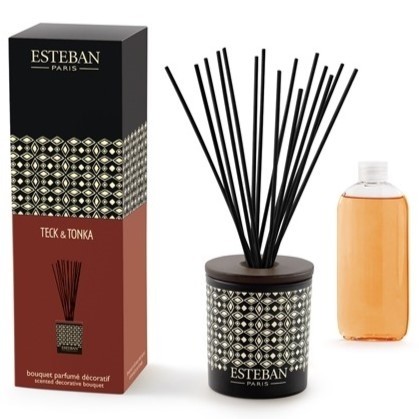 Esteban Paris Raumduft - PARFUMIERTES DEKORATIVES BUKETT - TECK und TONKA