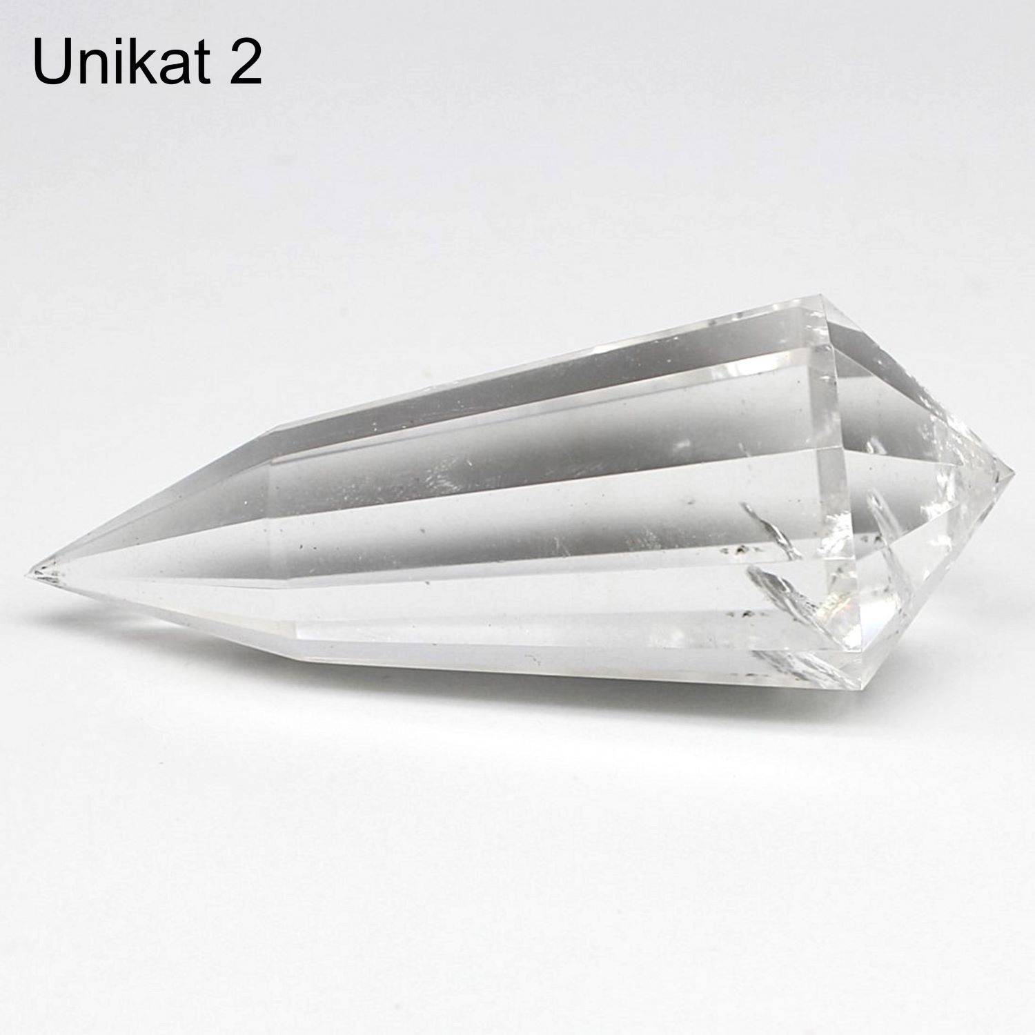 Kristalle, Heilsteine - Seltene und glasklare Bergkristall Doppelender Vogler - UNIKAT 2