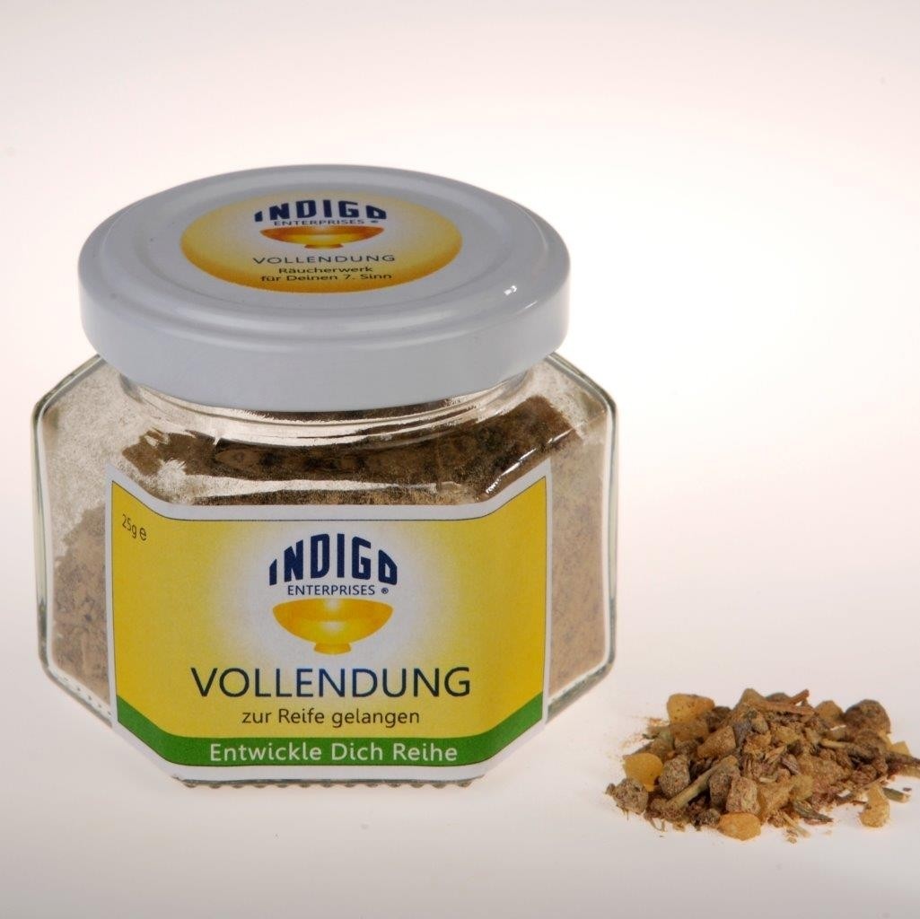 Räuchern, Räucherwerk Indigo - VOLLENDUNG