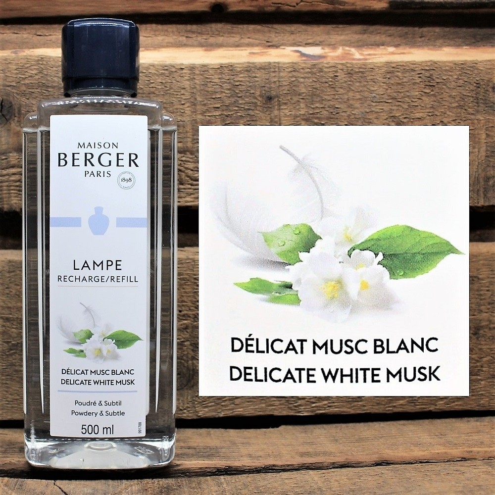 Maison Lampe Berger - Nachfüllduft - Raumparfum - Délicat Musc Blanc - DELICATE WHITE MUSK