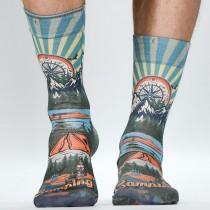 Wigglesteps - bunte SOCKEN für HERREN - Camping