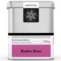 Samova Tee - RODEO ROSE - Premium Bio Schwarztee/Kräuter mit Guarana und Rosenblüten