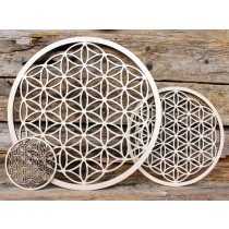 z Die Blume des Lebens, Mobile aus Holz - 20cm