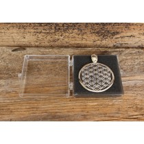 Die Blume des Lebens - Anhänger 3cm - Silber