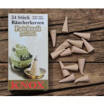 Räucherkegel Knox, Räucherkerzen - PATCHOULI