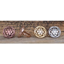 Traumfänger Schmuck - Ringe - Blume - Gold