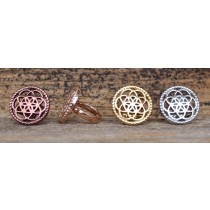 Traumfänger Schmuck - Ringe - Blume - Rosé Gold