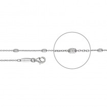 Der Kettenmacher - Ankerkette Ovaline - 1,2mm - Silber - Von 40cm bis 70cm