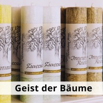 GEIST DER BÄUME SERIE - Allgäuer Heilkräuterkerze - 10 Kerzen Set