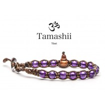 Tamashii - Gesegnetes Natursteinarmband aus Tibet - AMETHYST 6mm