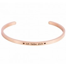 Armcandy - Amreifen - Roségold - ICH LIEBE DICH 