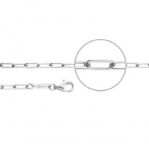 Der Kettenmacher - Brillantkette Lang Diamantiert - 3mm - Silber - Von 45cm - 80cm
