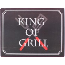 Retro Vintage Metallschild - King of Grill