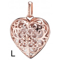 Engelsrufer - Anhänger - Heart - Herz - Silber / Rosé mit Zirkoniakristallen