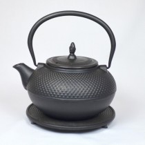 Japanische Gusseisenteekanne - Arare - Grau - 1,2l