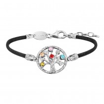 Julie Julsen - Armband - Schmuck - Seidenarmband - Lebensbaum - bunt
