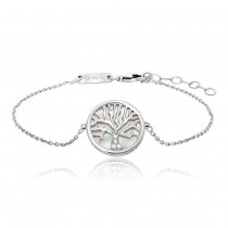 Julie Julsen - Armband - Lebensbaum Perlmutt Silber