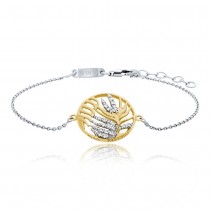 Julie Julsen - Armband - Palmenblatt Gold
