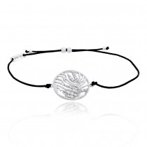 Julie Julsen - Armband - Palmenblatt Silber