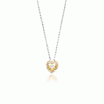 Julie Julsen - DANCING STONE - Kette - HERZ Gold