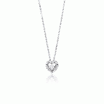 Julie Julsen - DANCING STONE - Kette - HERZ Silber