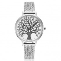Julie Julsen - Uhr - Baum des Lebens - Silber Grau