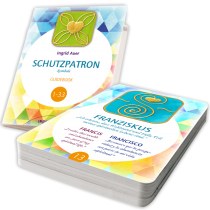 Ingrid Auer - Energetisiertes Kartenset "Schutzpatron-Symbole" mit Guidebook