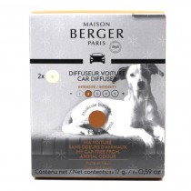 Maison Berger - AUTODUFT - Refill - Ma Voiture Sans Odeurs D´ Animaux - Animal Odour - Anti Tiergerüche 