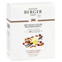 Maison Berger - AUTODUFT - Refill - Pudriger Amber - 2 Stk. 