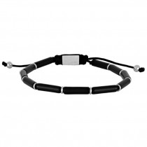 Nordahl Andersen - SON OF NOA - Herren ARMBAND - Schwarzer Onyx - Silber