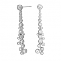 Nordahl Jewellery - Schmuck - Emmynor - Ohrringe - Silber / Zirkonia - 38mm