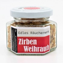 Räucherwerk, Räuchermischung, Rauchzeichen - ZIRBENWEIHRAUCH