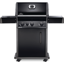 Napoleon - Gasgrill - ROGUE R425PK-1-DE - Vollschwarz - 3 Brenner mit Seitenkocher